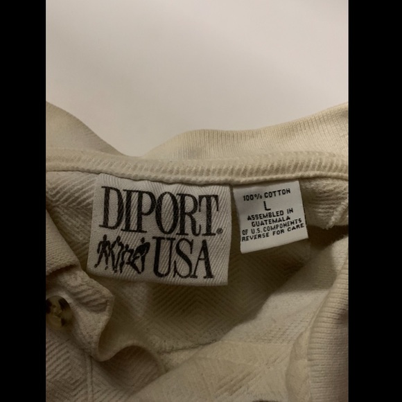 Vintage LA Polo Diport USA Shirt Los Angeles Size Large - Picture 3 of 4